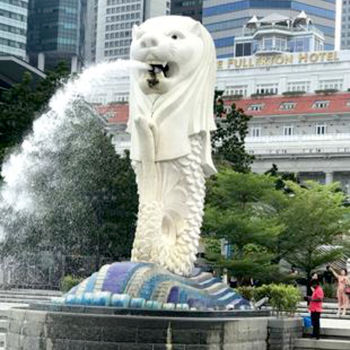 Consolidation of sandstone and other rocks - Merlion before