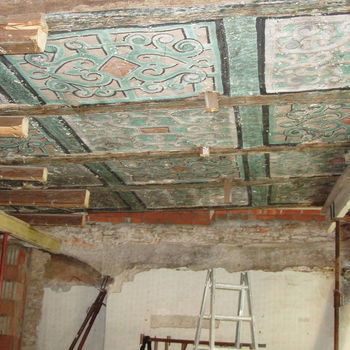 Wall painting and monument restoration with Calosil and nano lime - Freiberg after